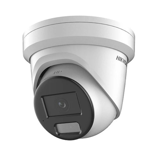 Hikvision DS-2CD2386G2H-IS2U/SL 8MP AcuSense Active-Deterrence Turret Camera - White, 2.8mm