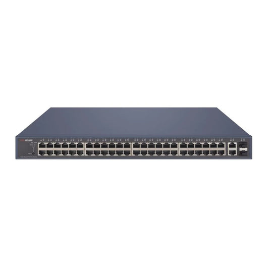 Hikvision DS-3E1552P-SI Smart Managed 48-Port Gigabit PoE Switch — 470W, 300m Long Range, 2x SFP Uplinks