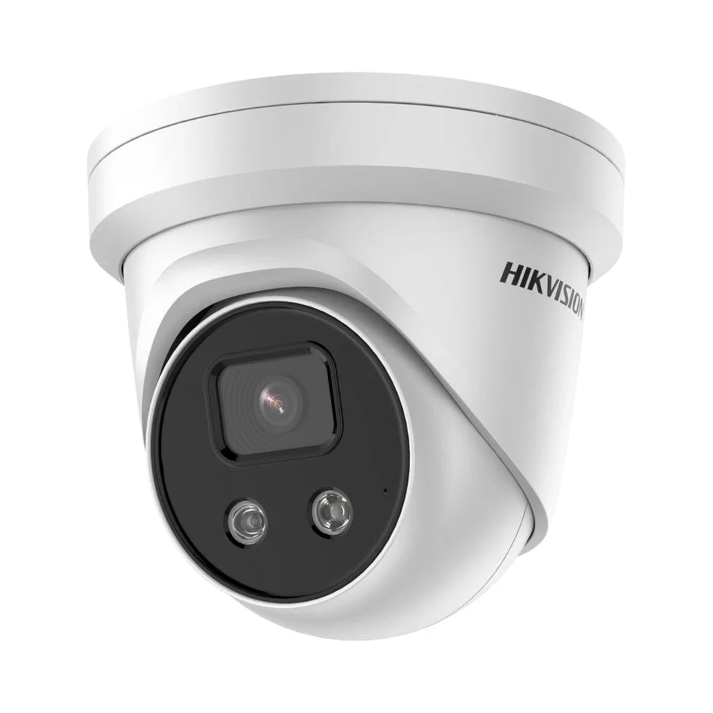 Hikvision DS-2CD2386G2-IU 8MP AcuSense DarkFighter Turret Camera with Built-in Microphone - Grey, 2.8mm