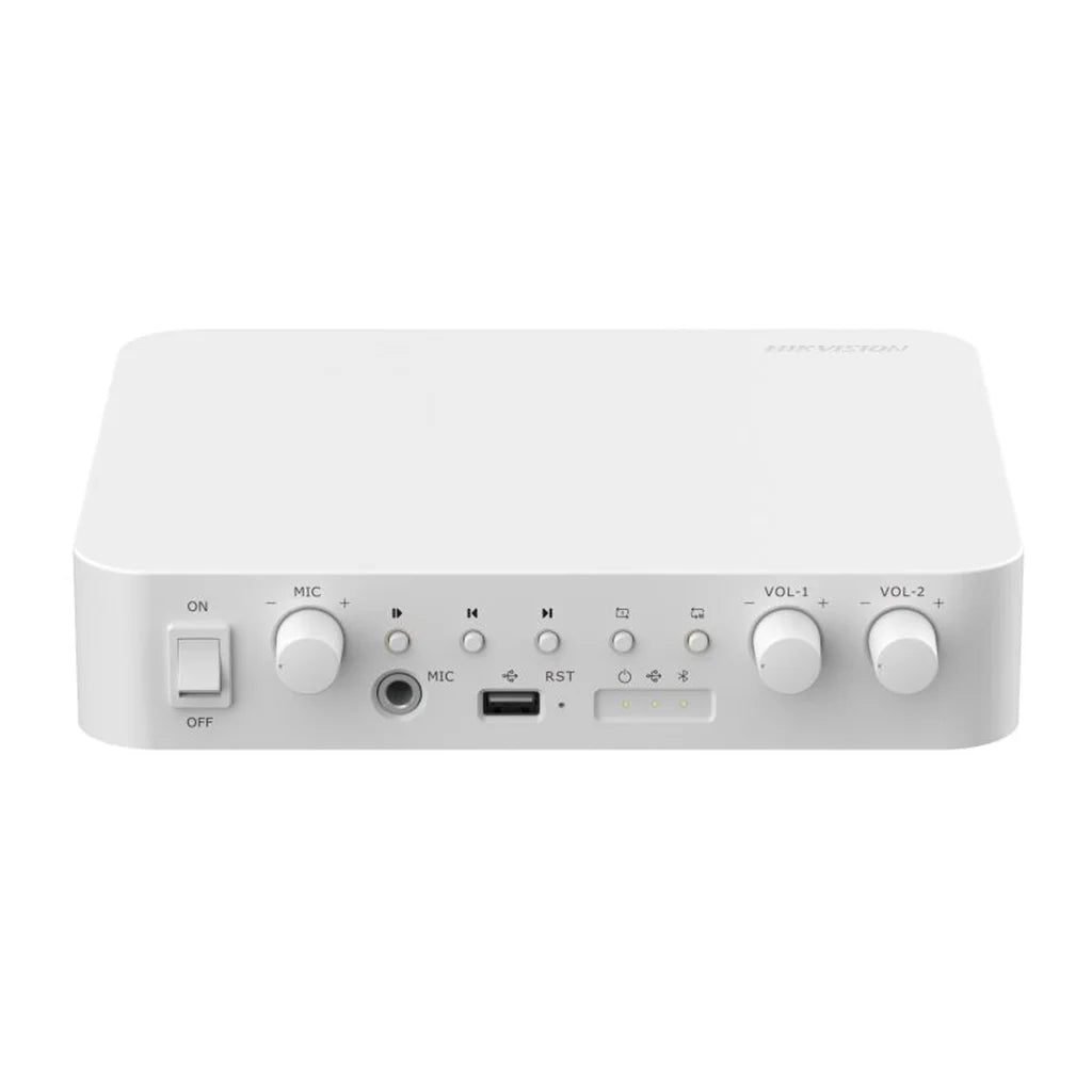Hikvision DS-QAE1A80G1-VB 80W 2-Zone Network Audio Power Amplifier