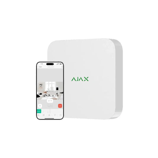 Ajax NVR (8-ch) White 8-Channel Network Video Recorder - 77612.122.WH