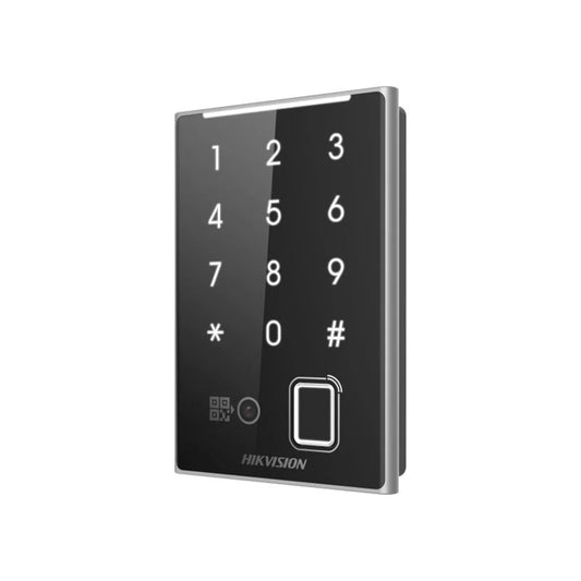 Hikvision DS-K1109DKFB-QR Card, Password, Fingerprint & QR Code Reader