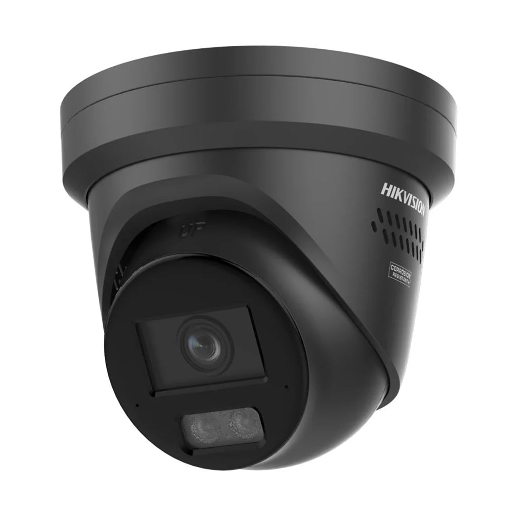 Hikvision DS-2CD2346G3-IZS2UY/SL 4MP Active-Deterrence Turret Camera - Black