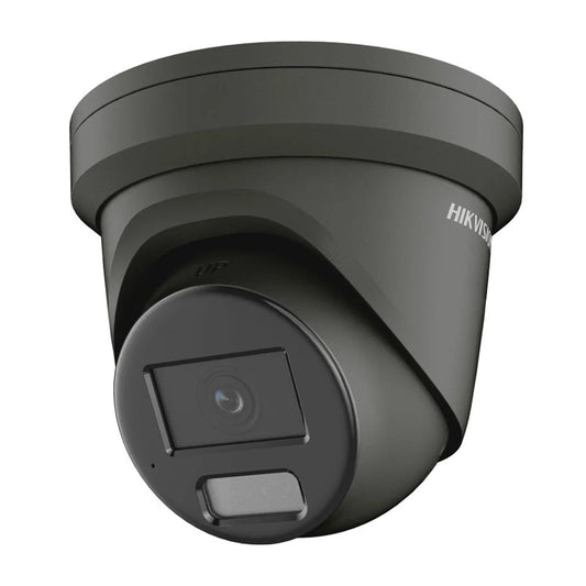 Hikvision DS-2CD2386G2H-IU 8MP AcuSense DarkFighter Turret Camera with Built-in Microphone - Grey, 2.8mm