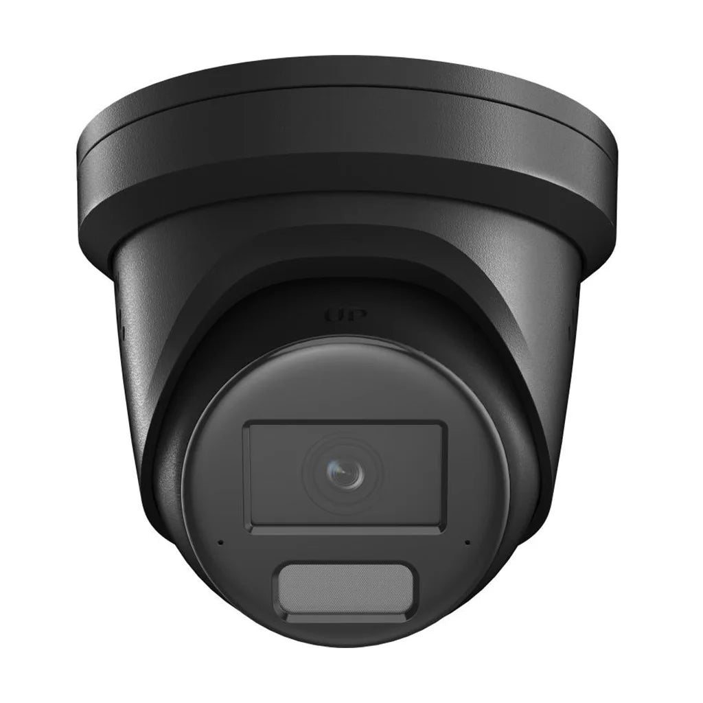 Hikvision DS-2CD2346G2H-IS2U/SL 4MP AcuSense Turret Camera - Black, 2.8mm