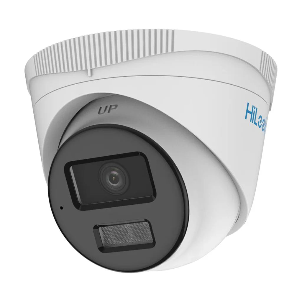 HiLook IPC-T249HA-LU(4mm) 4MP Smart Hybrid Light Fixed Turret IP Camera with Built-In Microphone and ColorVu