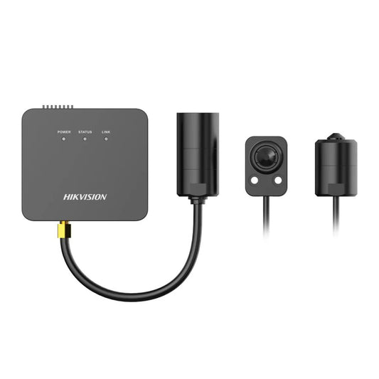 Hikvision DS-2CD6425G1-20 2MP covert network camera with 3.7mm block lens head and 2m cable