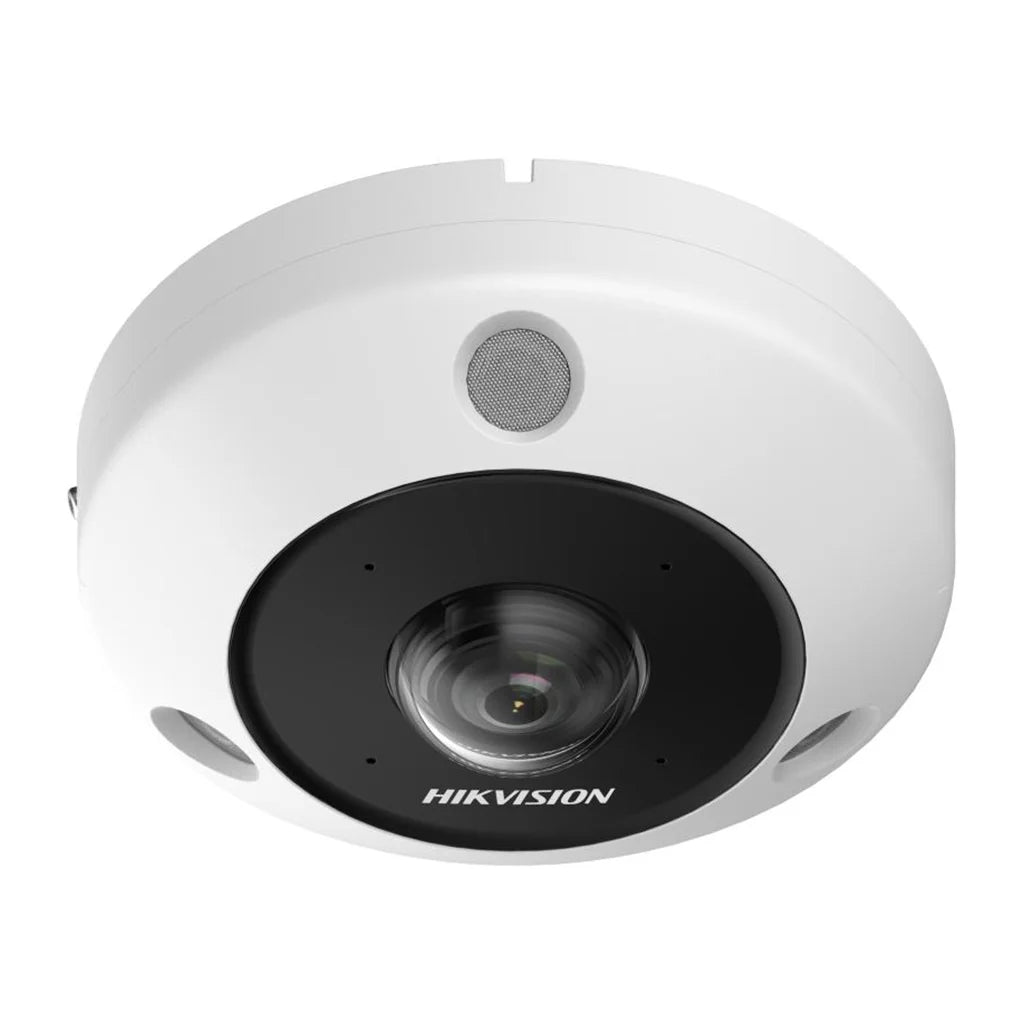 Hikvision DS-2CD63C5G1-IVS 12MP DeepinView IR fisheye network camera with 1.29mm lens