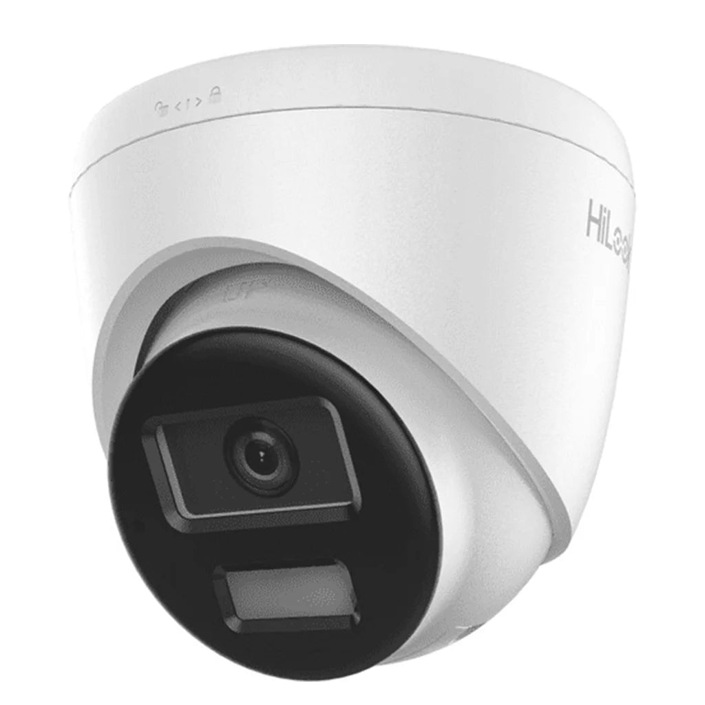 HiLook IPC-T280HA-LUF/SL(2.8mm) 8MP 4K Smart Hybrid Light Turret IP Camera with Two-Way Audio and Live Guard