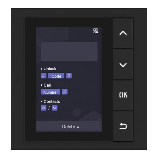 Hikvision DS-KD-DIS Modular Video Intercom Touch Display Module