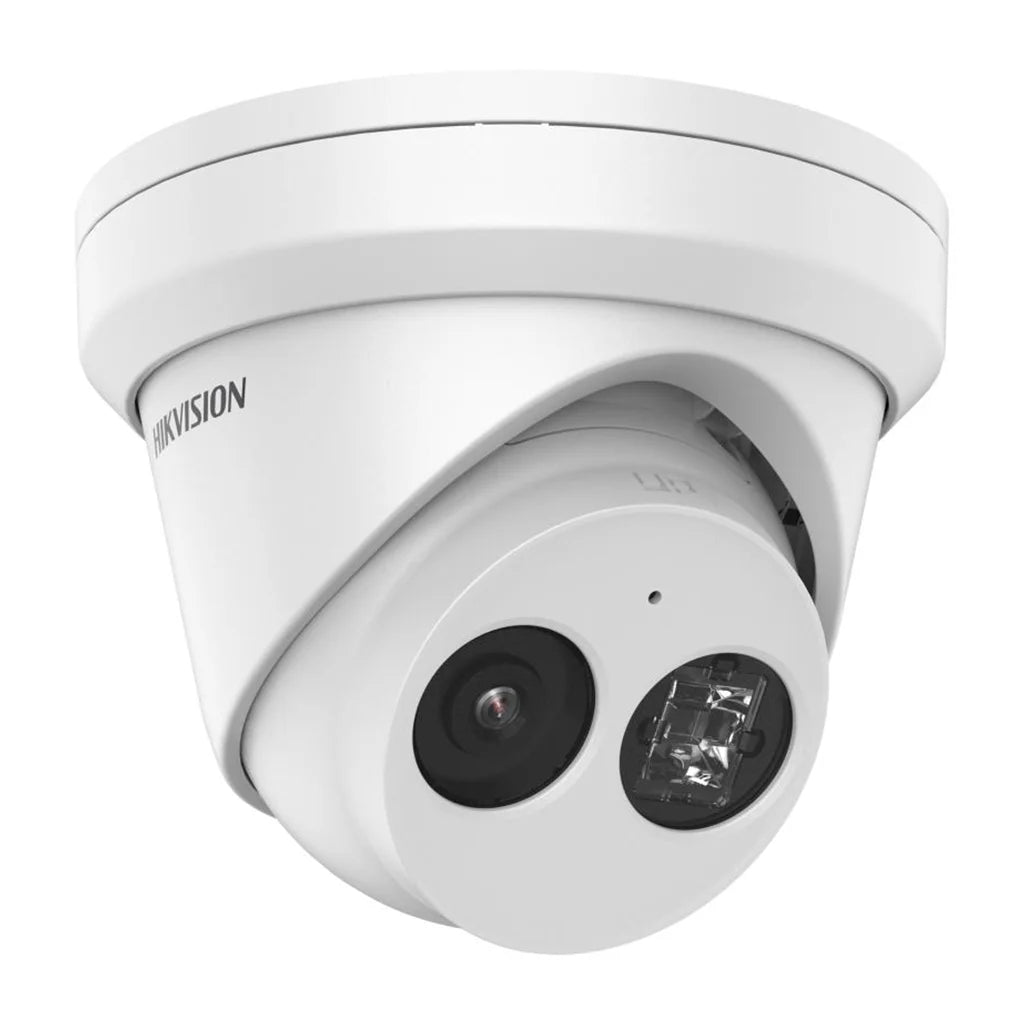 Hikvision DS-2CD2343G2-IU 4MP AcuSense Turret Camera with Dual Microphone - 2.8mm