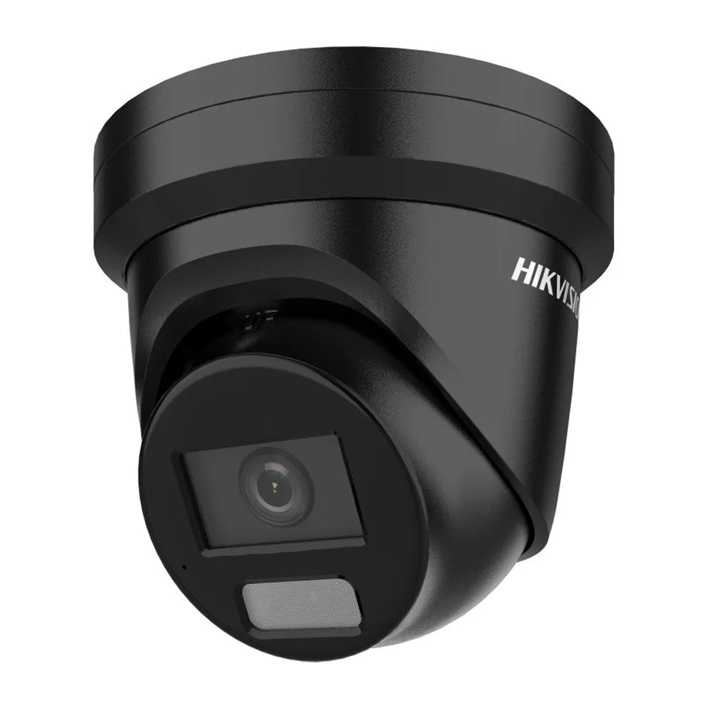 Hikvision DS-2CD2366G2H-IU 6MP AcuSense DarkFighter Turret Camera with Built-in Microphone - Black, 2.8mm