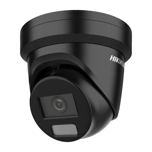Hikvision DS-2CD2366G2H-IU 6MP AcuSense DarkFighter Turret Camera with Built-in Microphone - Black, 2.8mm