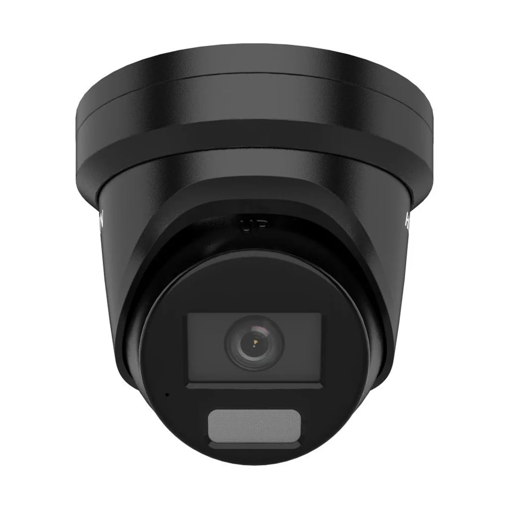 Hikvision DS-2CD2387G2H-LIU 8MP ColorVu Smart Hybrid Light Turret Camera with Built-in Microphone - Black, 2.8mm