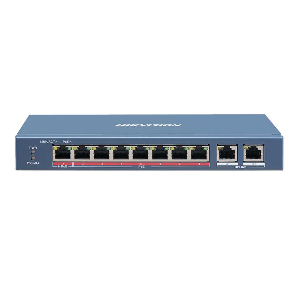 Hikvision DS-3E0310HP-E 8-Port Fast Ethernet Unmanaged Hi-PoE Switch