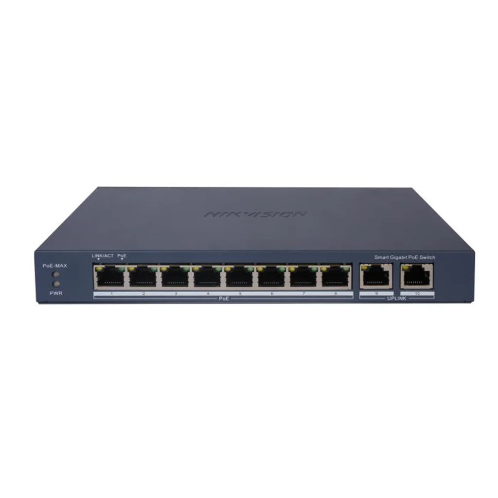 Hikvision DS-3E1510P-EI(O-STD)V2 8-Port Gigabit Smart Managed PoE Switch