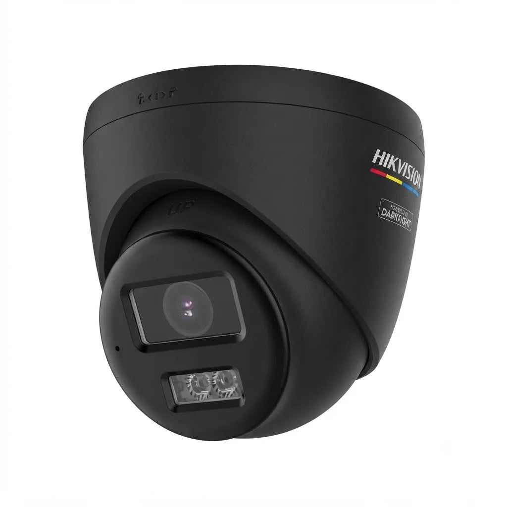 Hikvision DS-2CE72UF3T-LSYE 8MP Smart Hybrid Light ColorVu Turret Camera (2.8mm) - Black