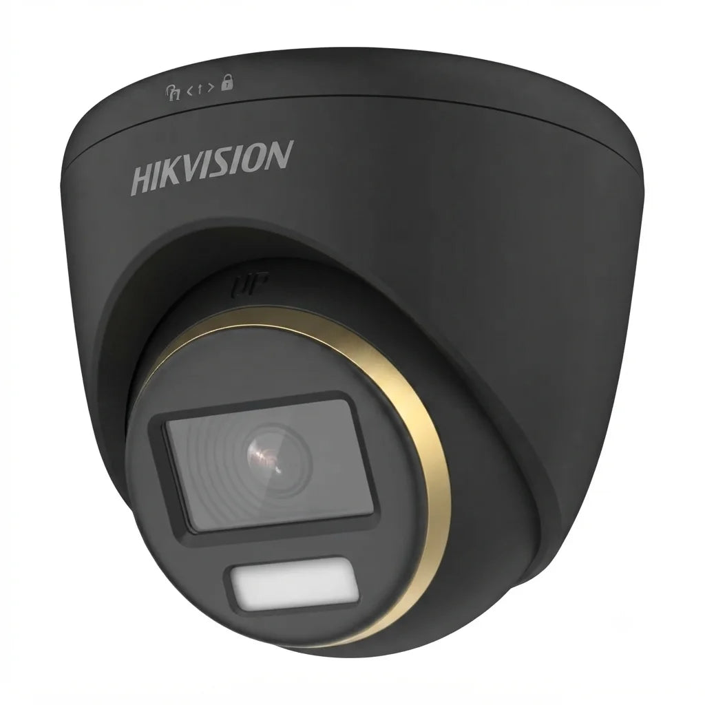 Hikvision DS-2CE72KF3T-LE 3K ColorVu PoC Fixed Turret Camera (2.8mm) - Black