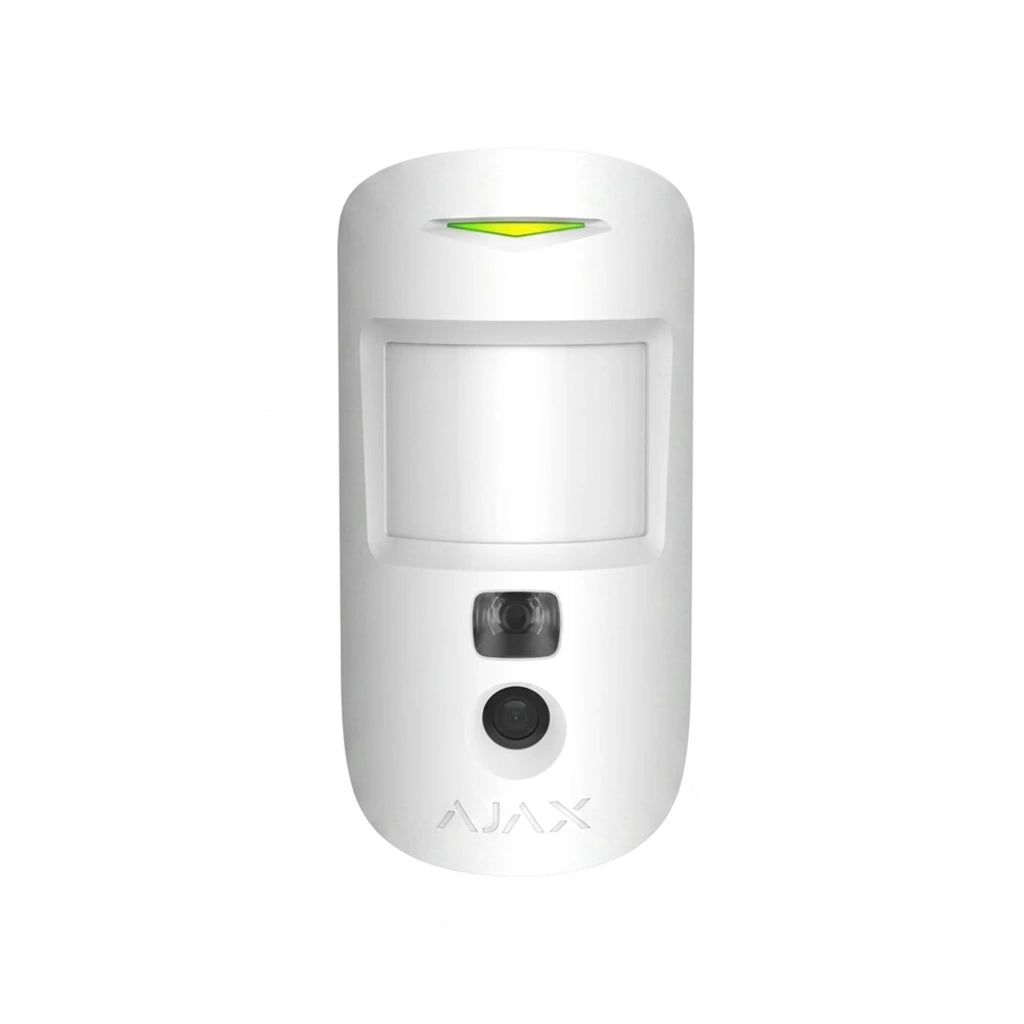 Ajax MotionCam U (PhOD) Jeweller White Wireless PIR Motion Detector with Photo Verification