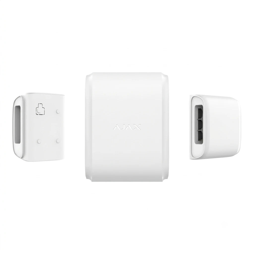 Ajax DualCurtain Outdoor Jeweller White Wireless Bidirectional Curtain Motion Detector