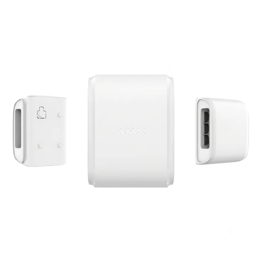 Ajax DualCurtain Outdoor Jeweller White Wireless Bidirectional Curtain Motion Detector