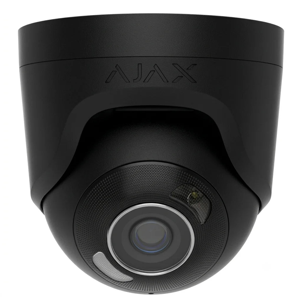 Ajax TurretCam HL (5 Mp/2.8 mm) Black Wired AI PoE Security IP Camera - 126260.197.BL1