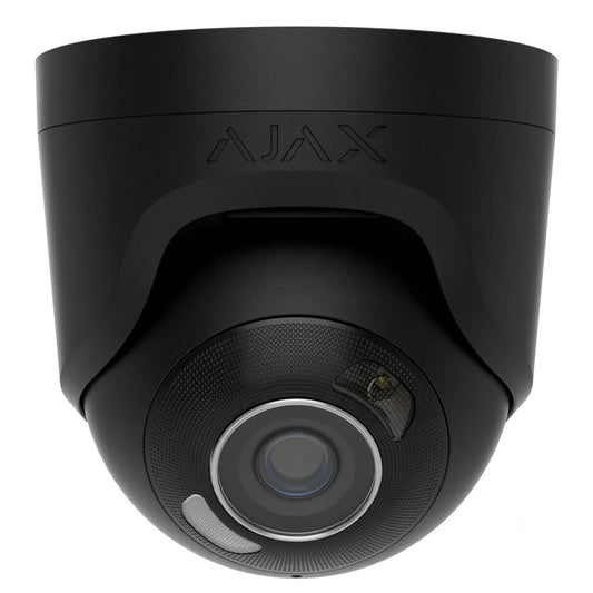 Ajax TurretCam HL (5 Mp/2.8 mm) Black Wired AI PoE Security IP Camera - 126260.197.BL1