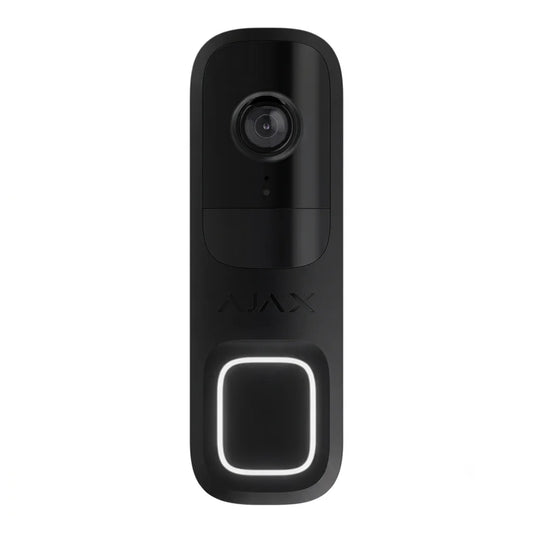 Ajax DoorBell Black Smart 4MP Video Doorbell with AI - 66391.125.BL1