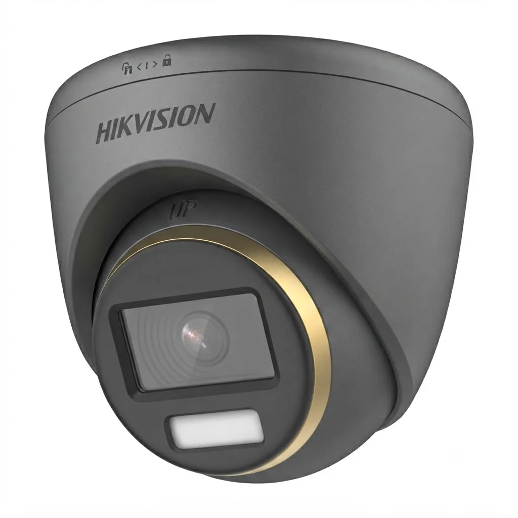 Hikvision DS-2CE72UF3T-E 8MP PoC ColorVu Fixed Turret Camera (2.8mm) - Grey