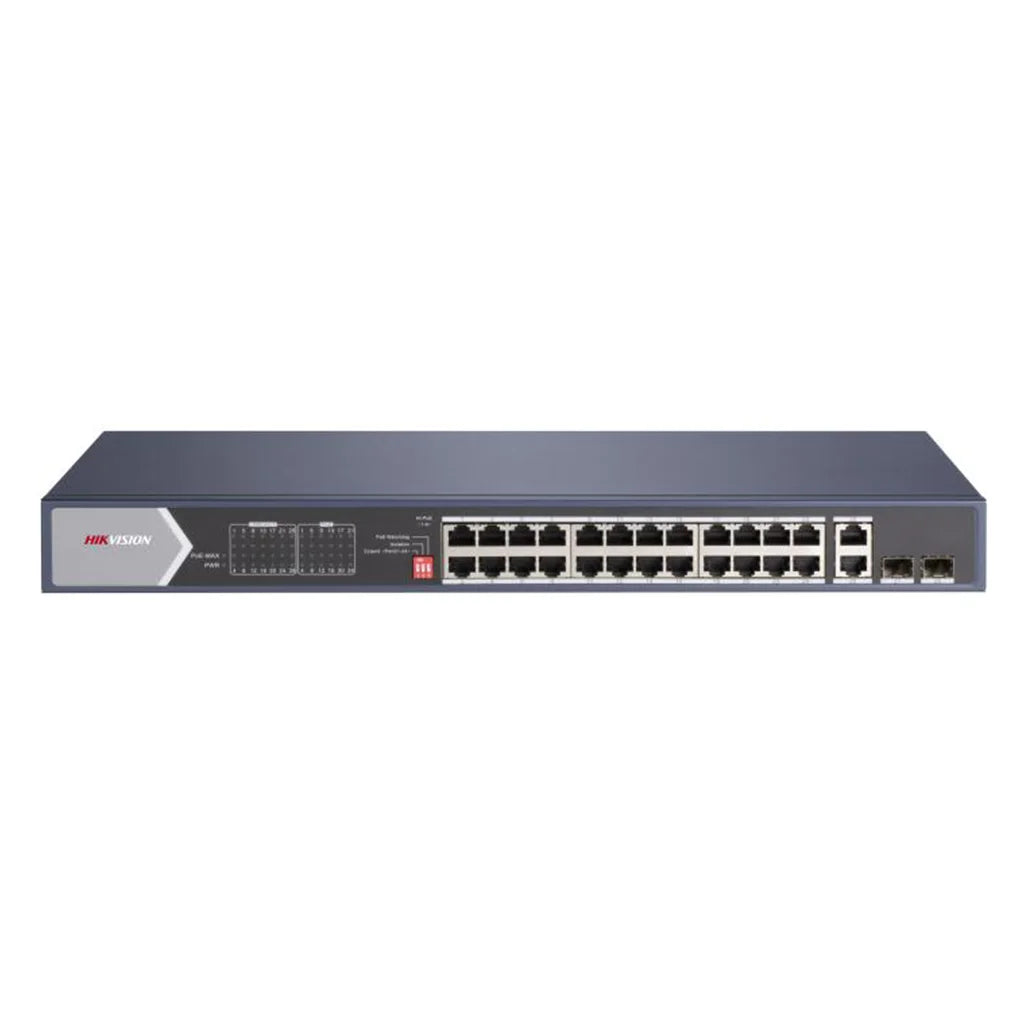 Hikvision DS-3E0528HP-E 24-Port Gigabit Unmanaged PoE Switch