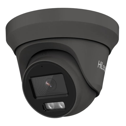 HiLook THC-T259-MS(2.8mm) Grey 3K ColorVu Audio Turret Camera (UK Limited)