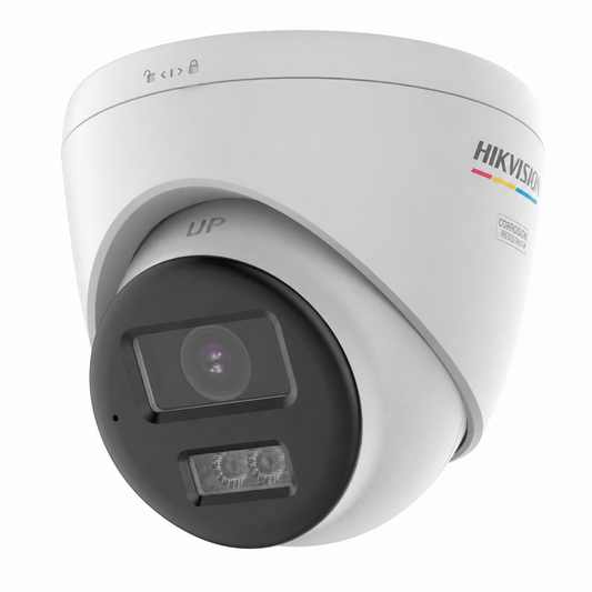 Hikvision DS-2CE72UF3T-LSYE 8MP Smart Hybrid Light ColorVu Turret Camera (2.8mm) - Grey