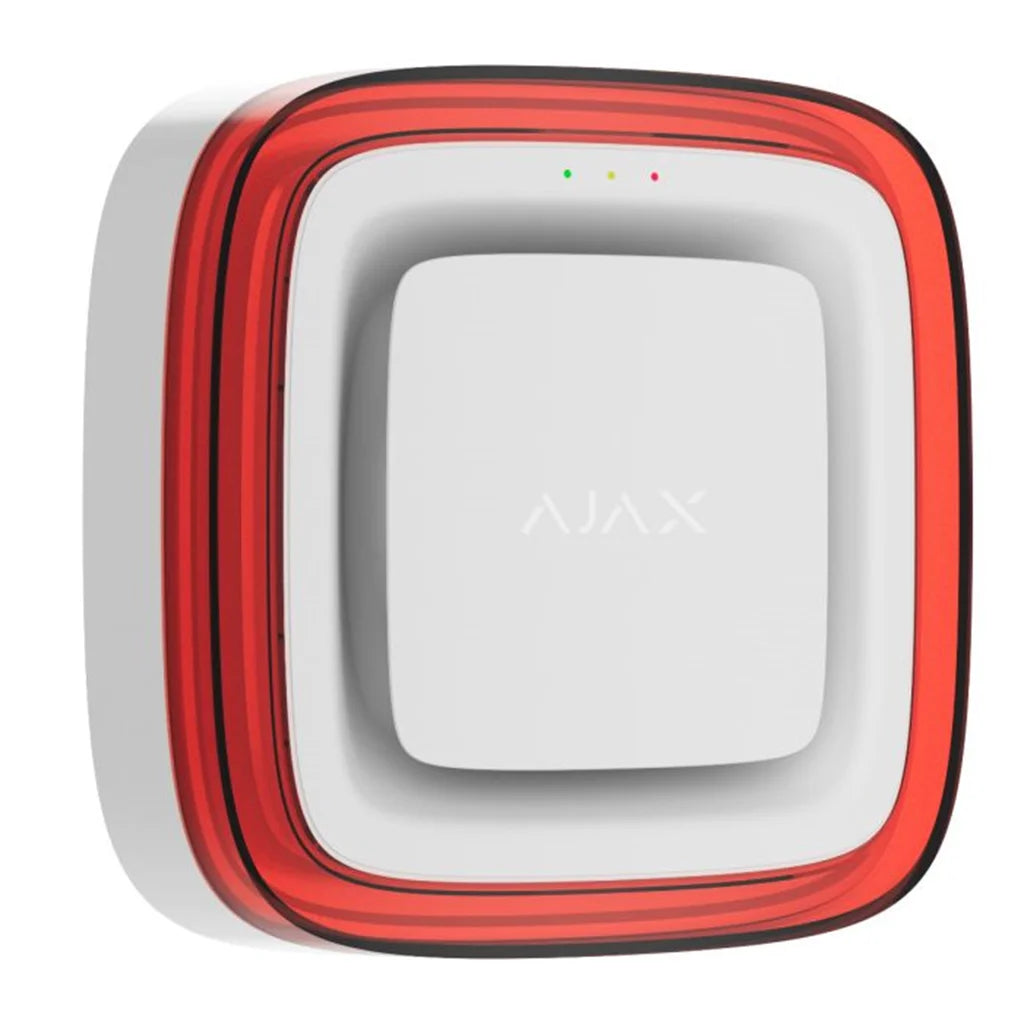 Ajax EN54 FireProtect (Sounder/VAD) Jeweller White Wireless Fire Sounder with Visual Alarm Beacon